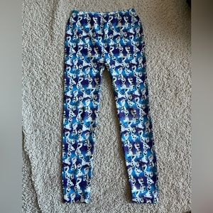 NWOT Girls Olaf Disney Frozen Leggings M-L